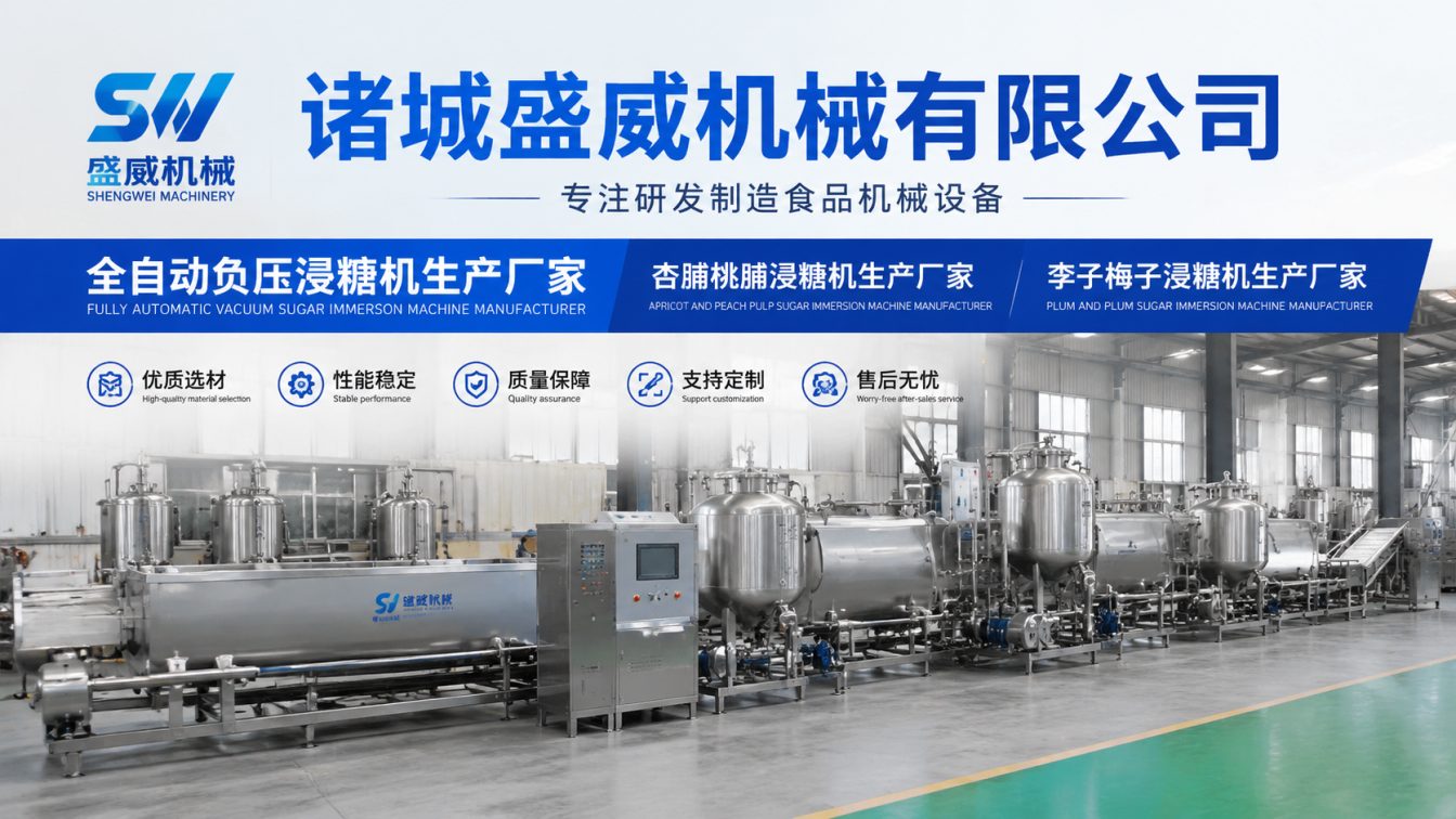 三沙为果脯加工提供负压浸糖方案